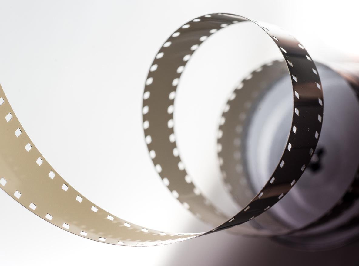 a classic style film reel for movies